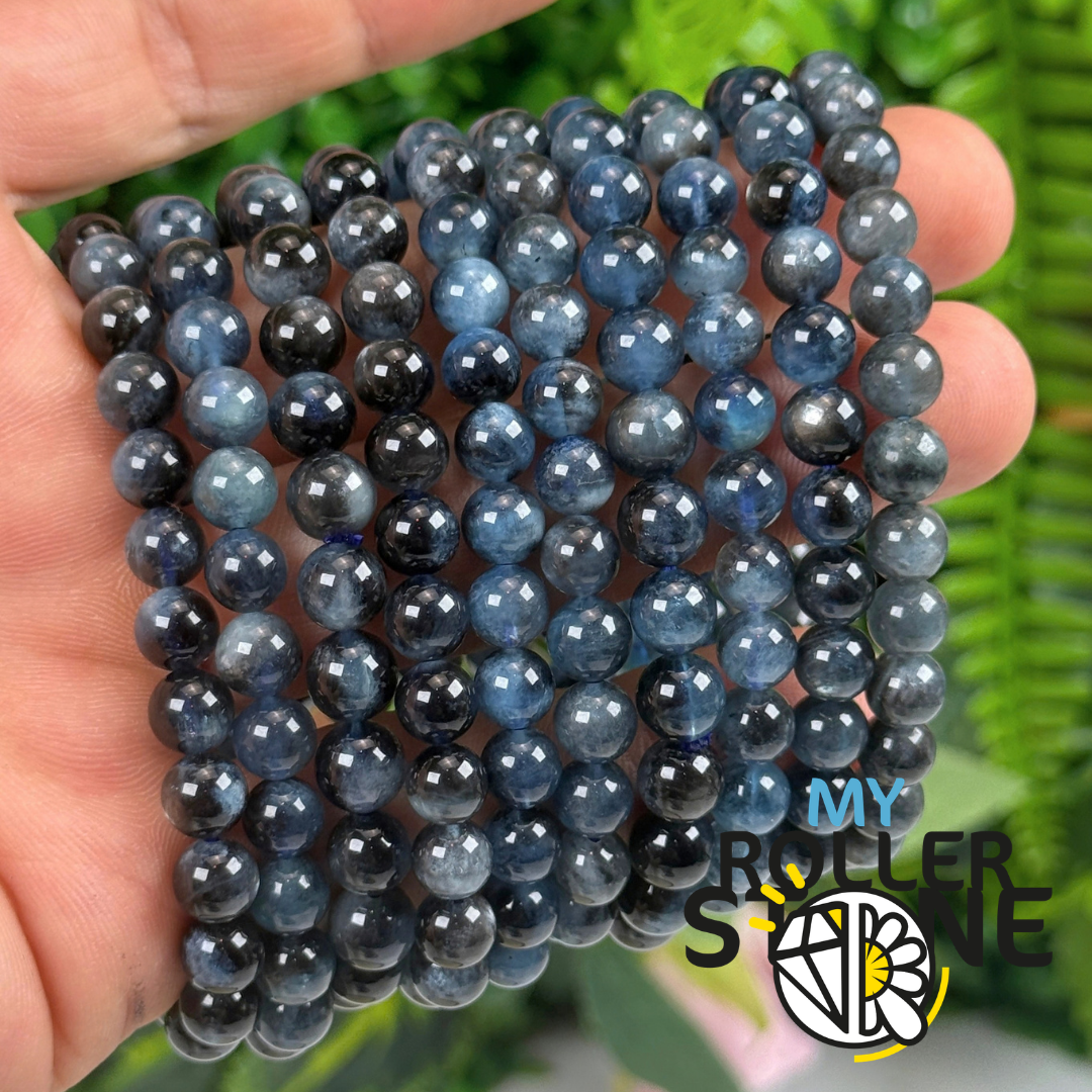 Bracelet Aigue Marine - Tourmaline Noire flash