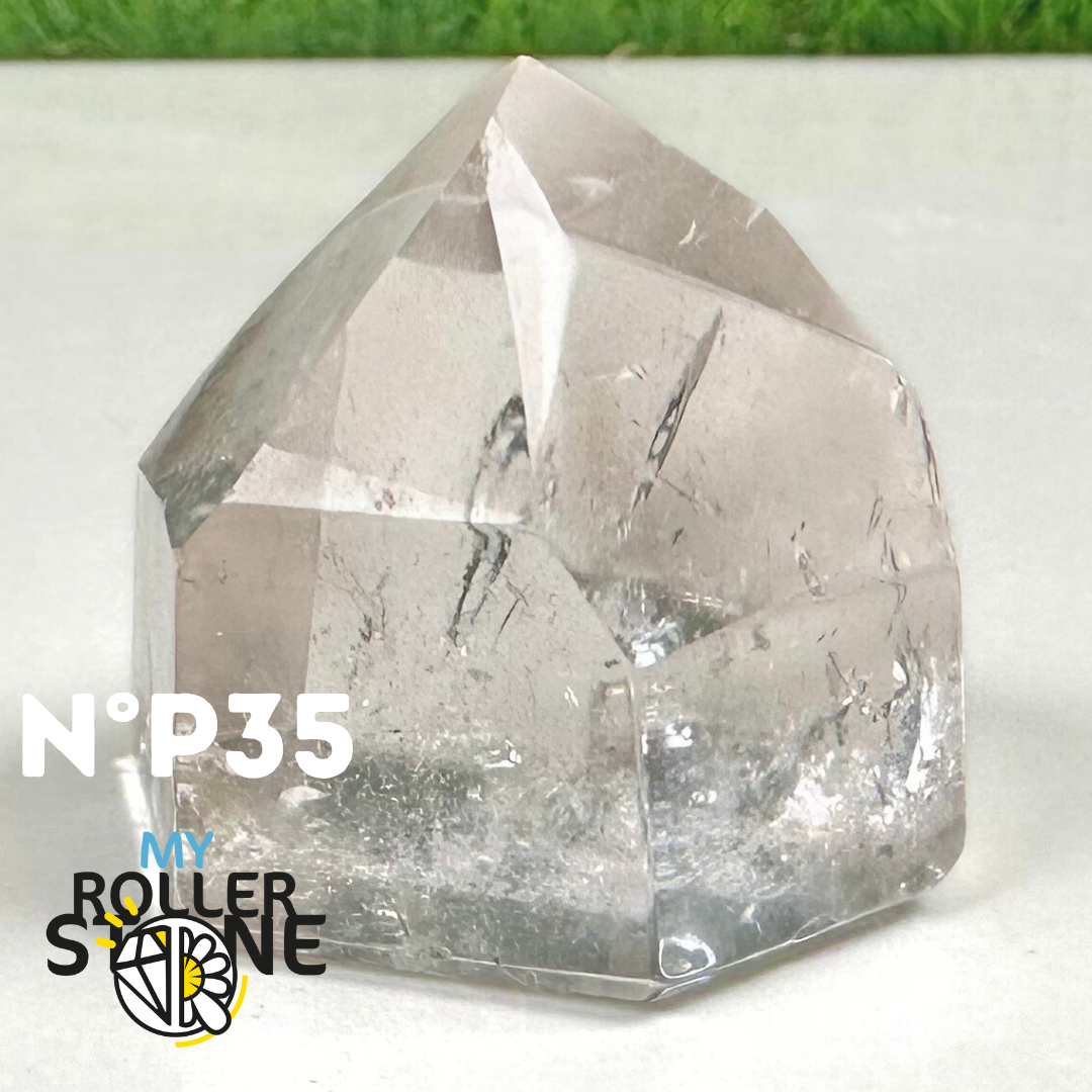 Pointe en Cristal de Roche Petite Taille