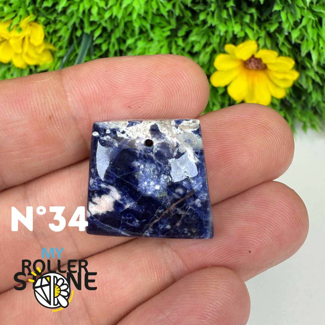 Pendentifs Percés Sodalite 5A