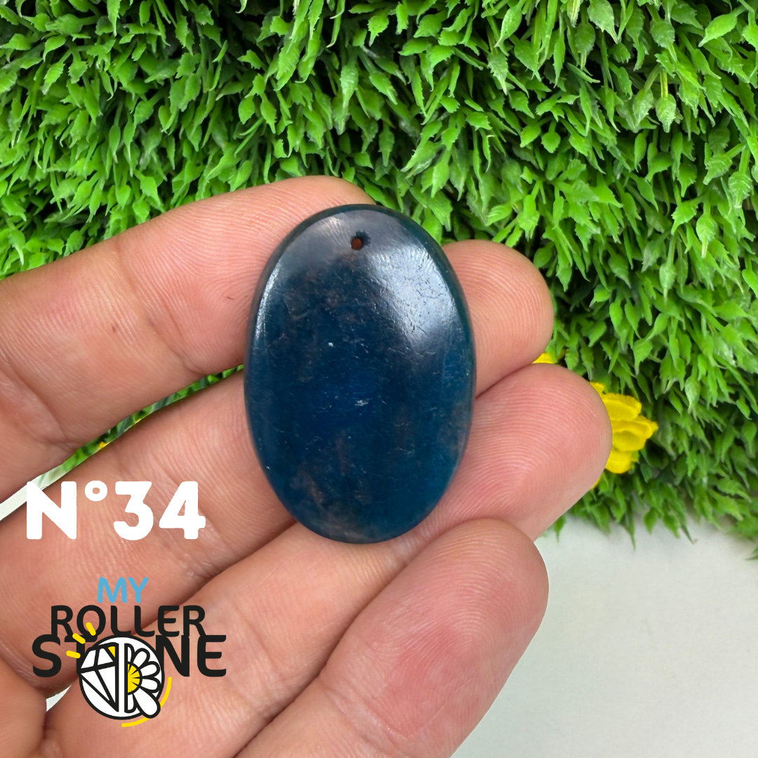 Pendentif Apatite bleue 3A