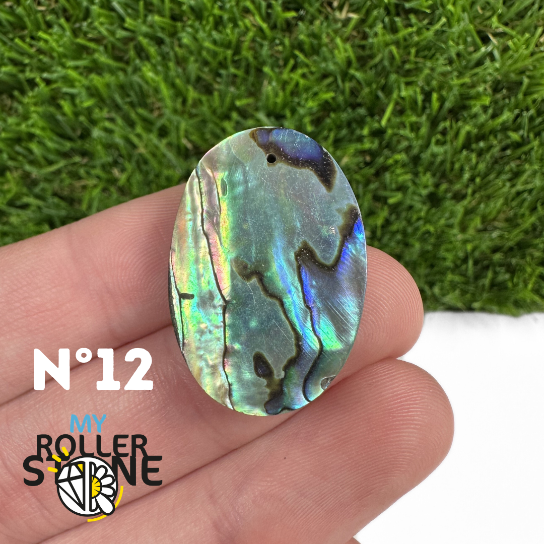 Pendentif en Abalone Forme Libre 5A