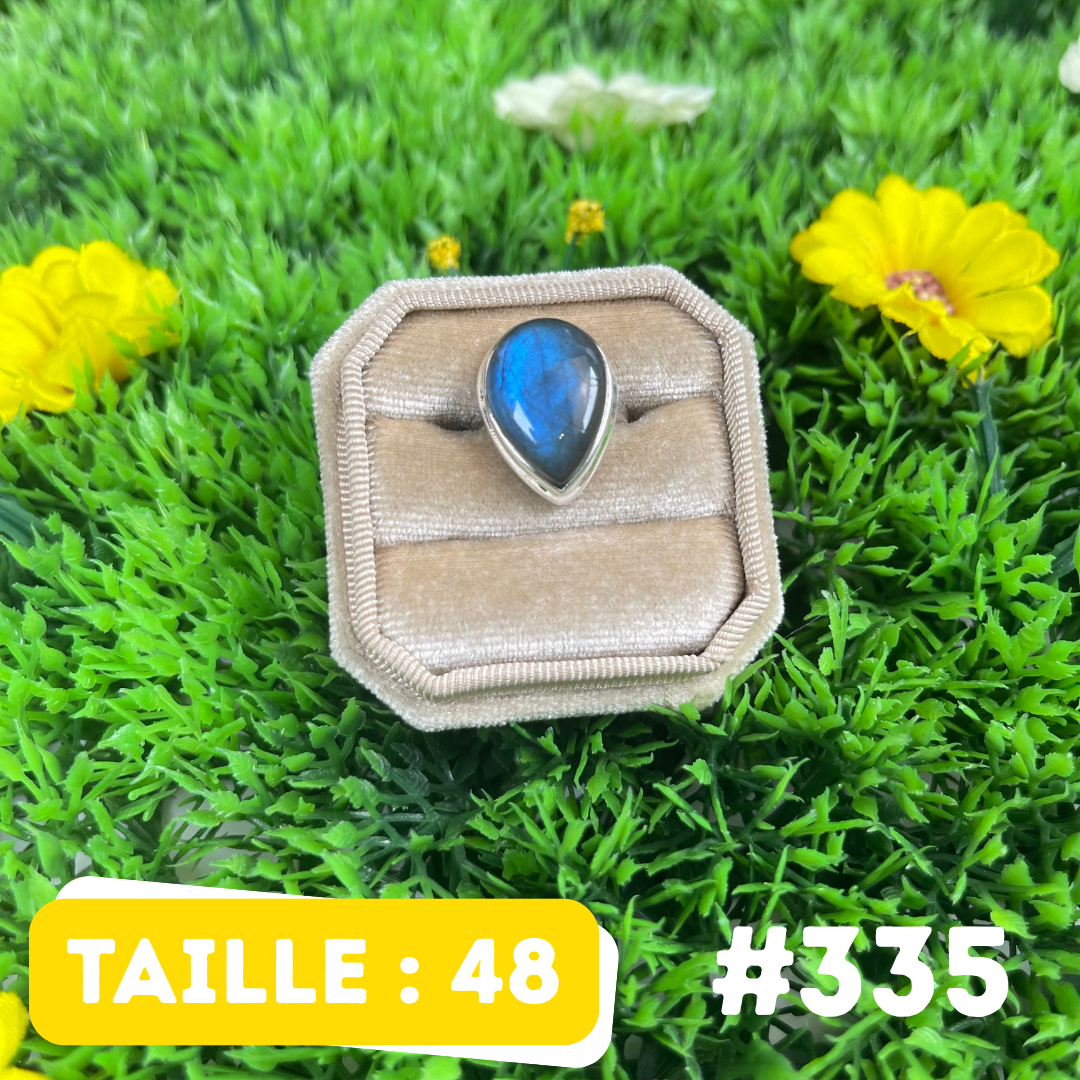 Bague Labradorite Bluefire #335