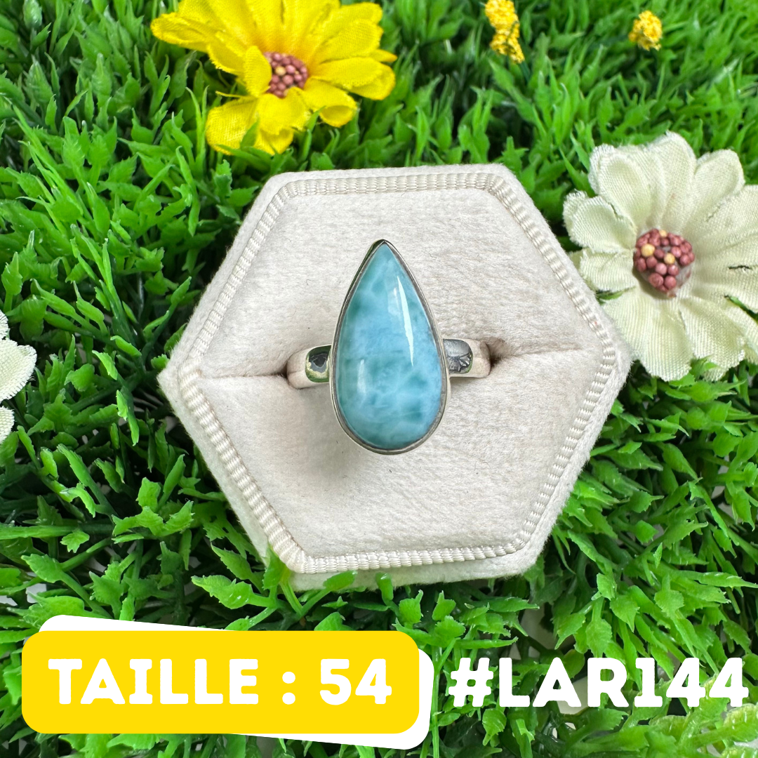 Bague Argent 925 Larimar #LAR144