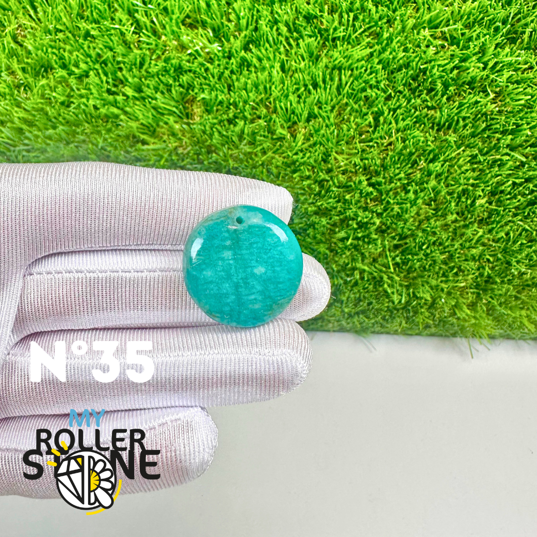 Pendentif Amazonite bleue