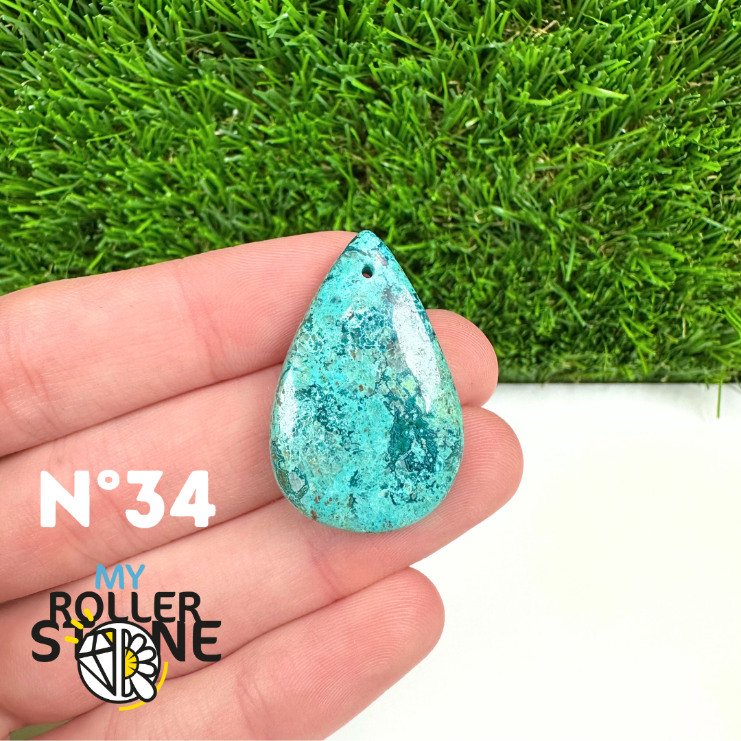 Pendentif Percé Shattuckite 5A