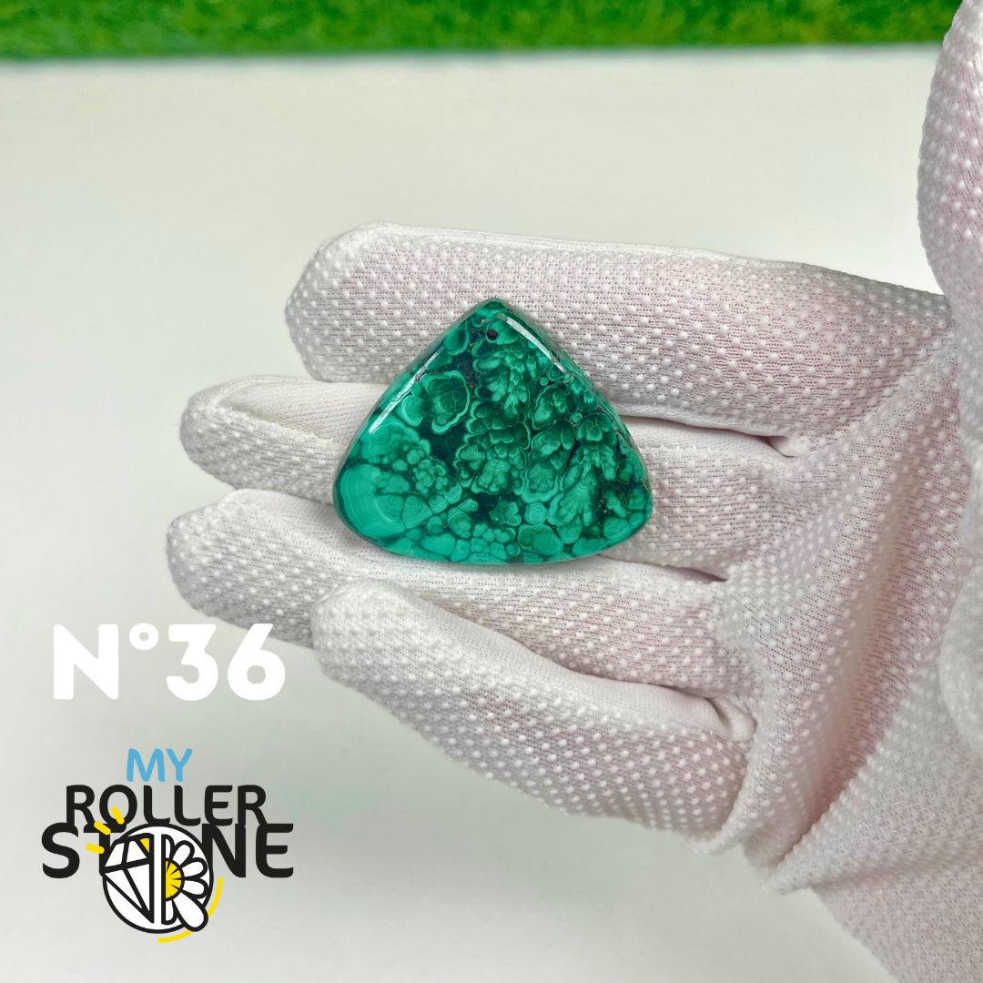 Pendentif Malachite 5A percé