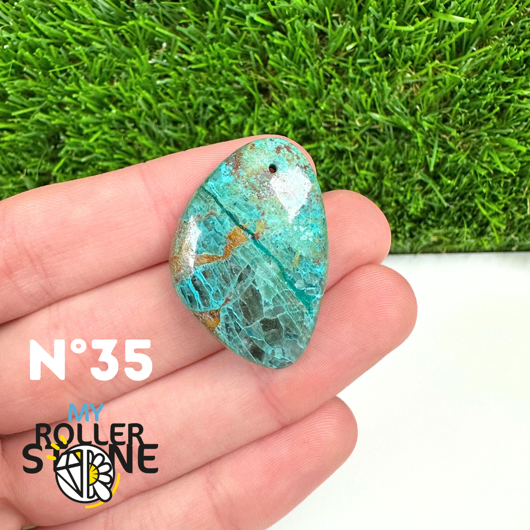 Pendentif Percé Shattuckite 5A