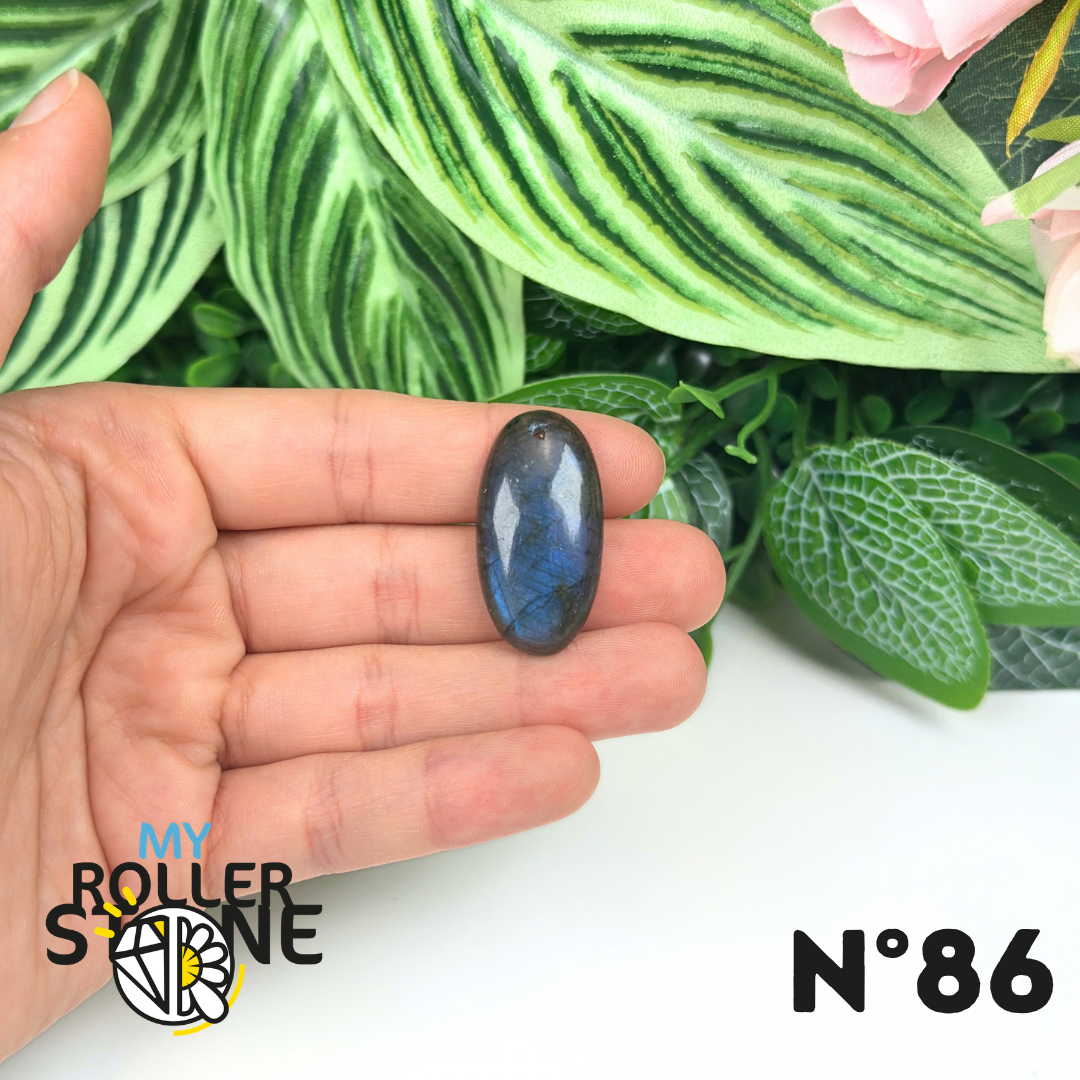 Pendentif Labradorite blue fire percé 5A