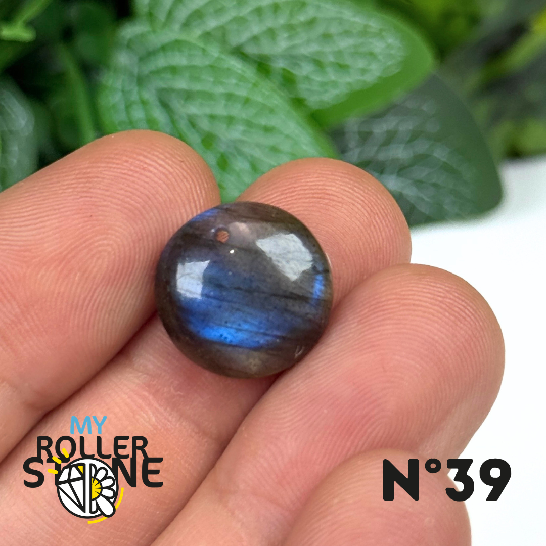 Pendentif Labradorite Blue fire percé 7A