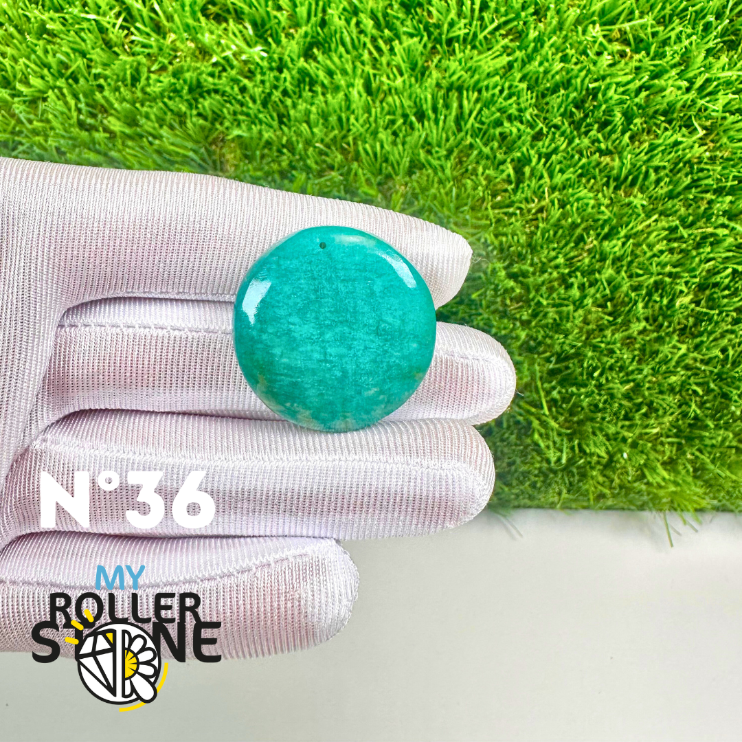 Pendentif Amazonite bleue