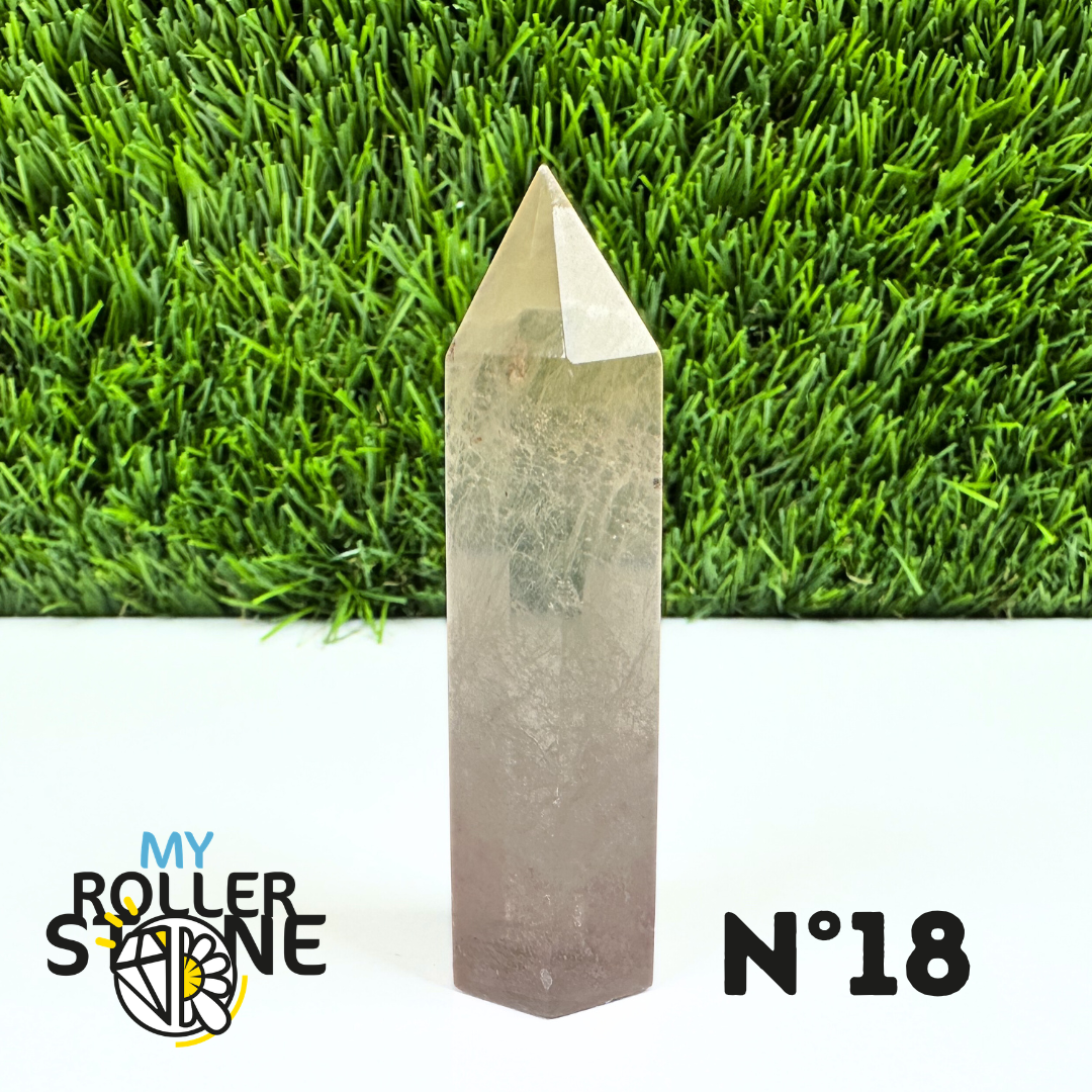 Pointes Pierre Fluorite Arc-en-Ciel Pastel