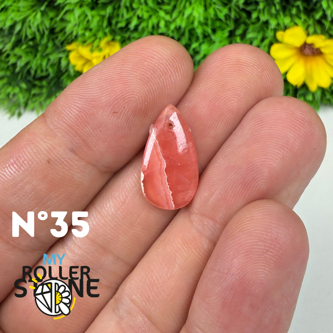 Pendentif percé Rhodochrosite Qualité gemme