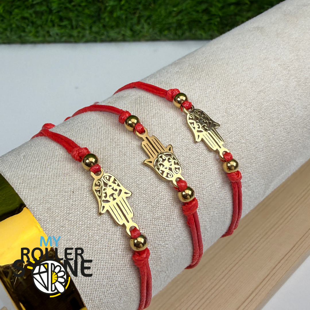 Bracelet main de Fatima Acier Inoxydable Doré