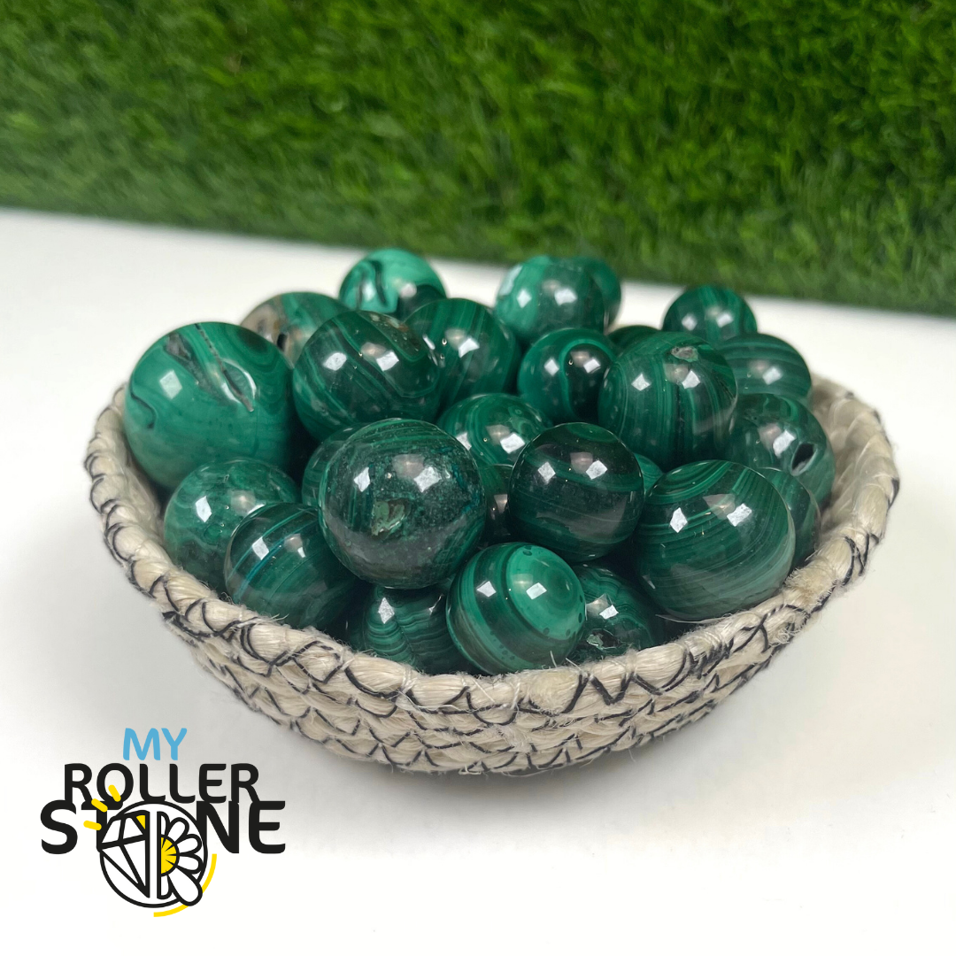Sphère Malachite 5A - Pierres et fossiles
