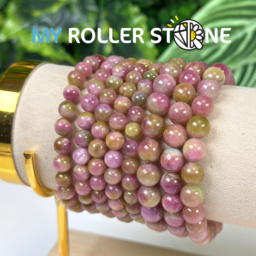 Bracelet en Tourmaline Watermelon