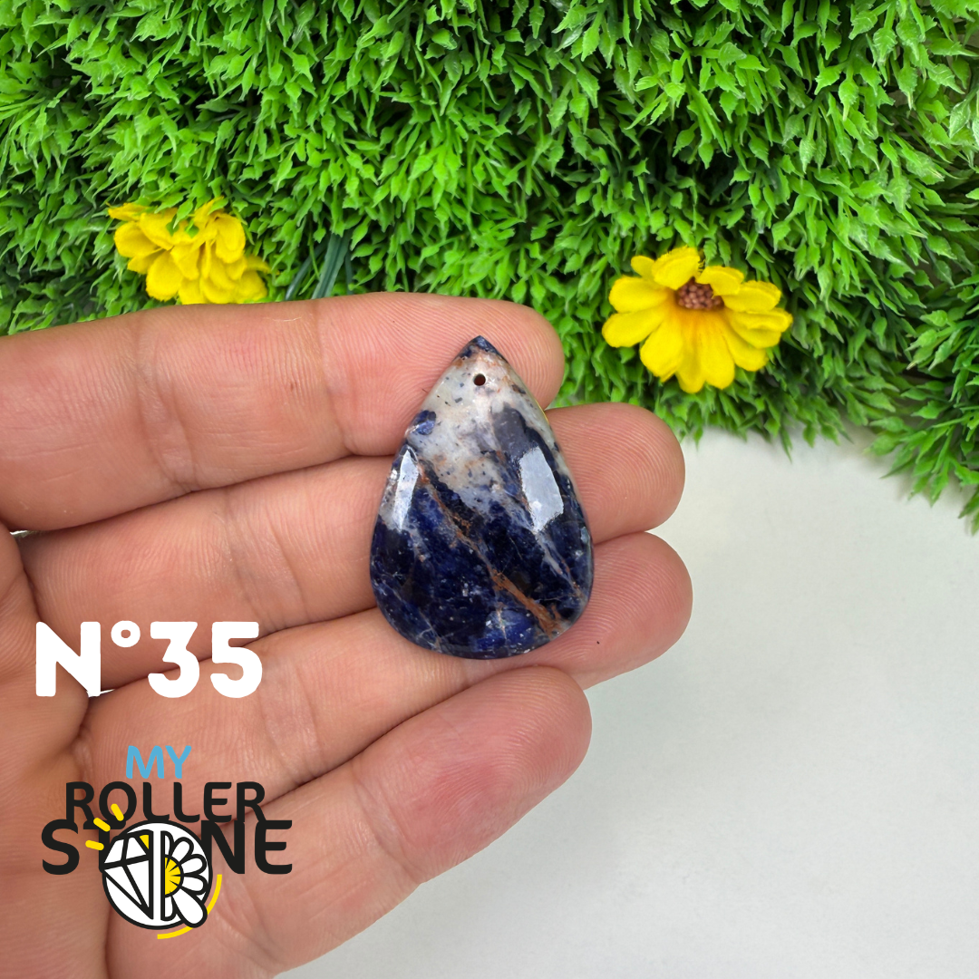 Pendentifs Percés Sodalite 5A