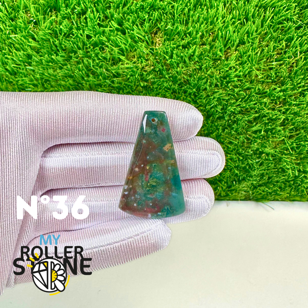 Pendentif Percé Héliotrope