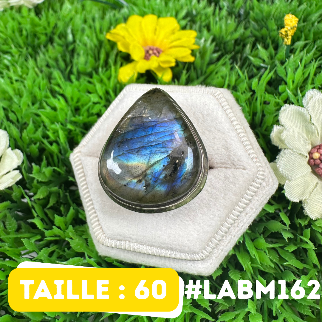 Bague Argent Labradorite Multifire #LABM162