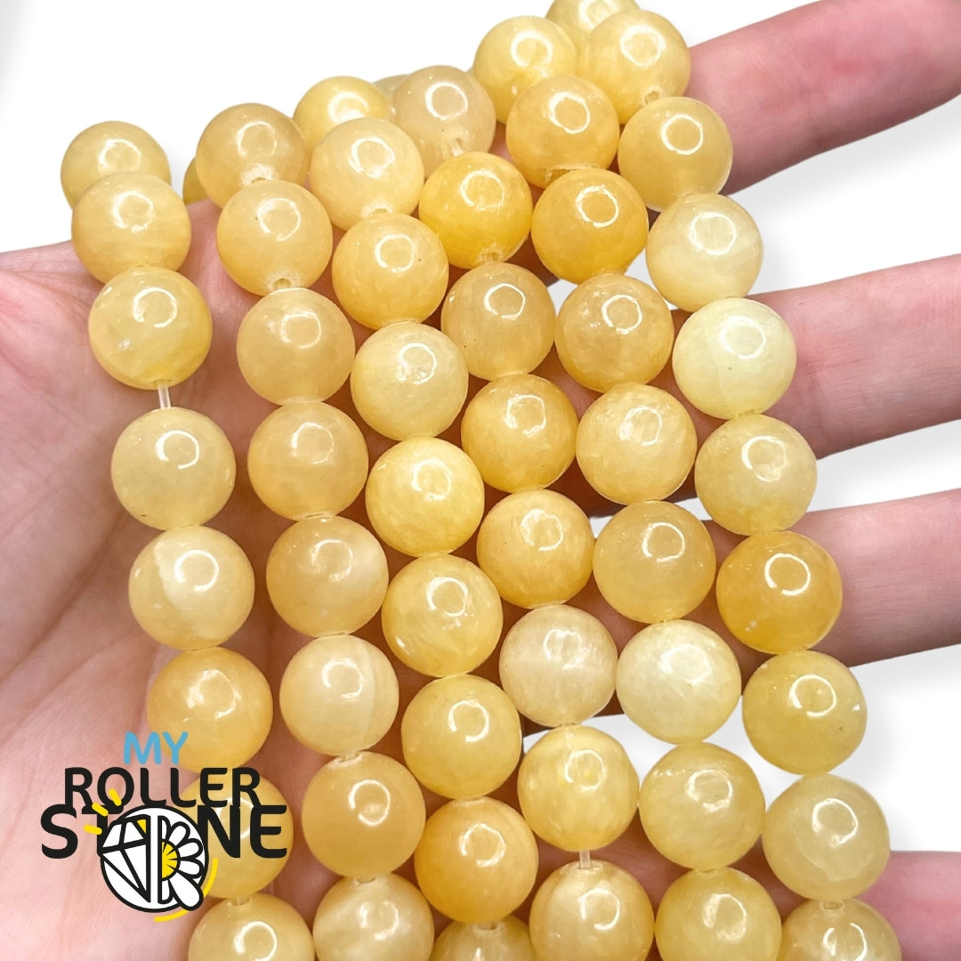 Perle Jade Jaune 5A 4 MM