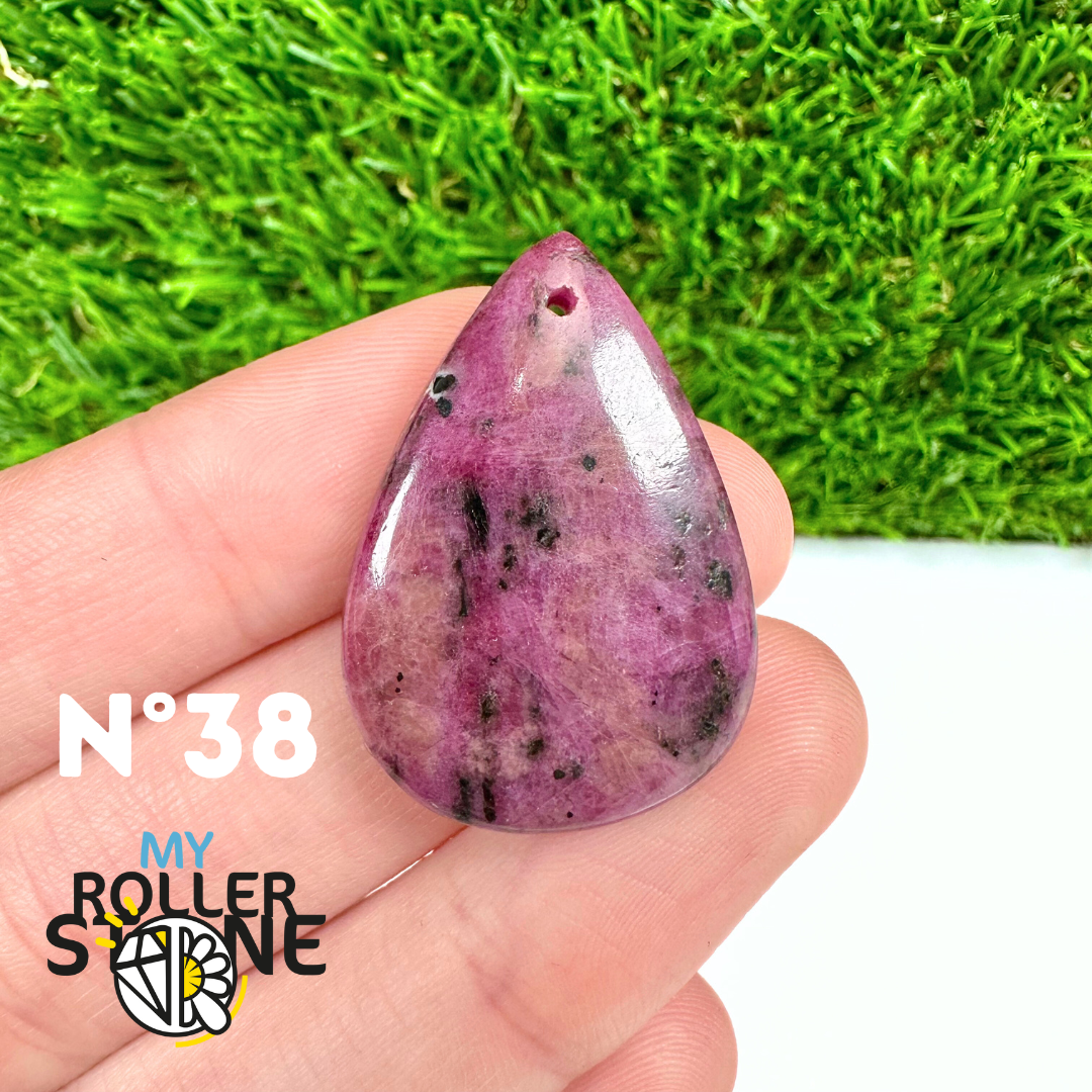 Pendentif Percé Rubis 3A