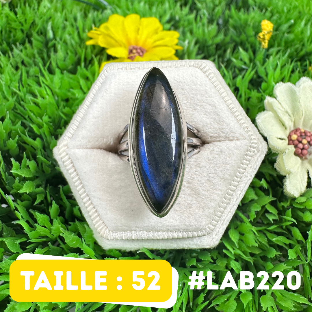 Bague Labradorite Bluefire #LAB220