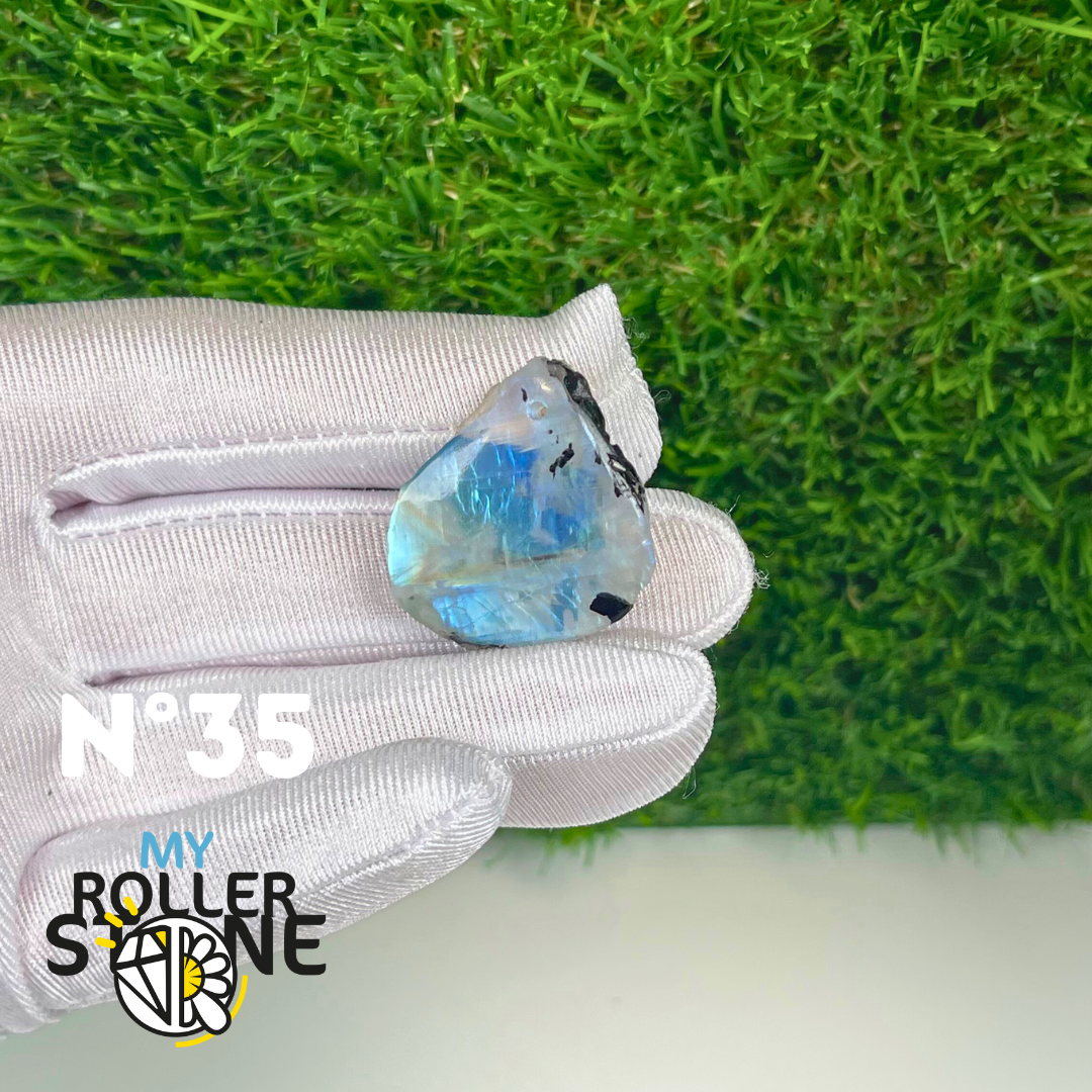 Pendentif Percé Pieristérite tranche semi brute 5A