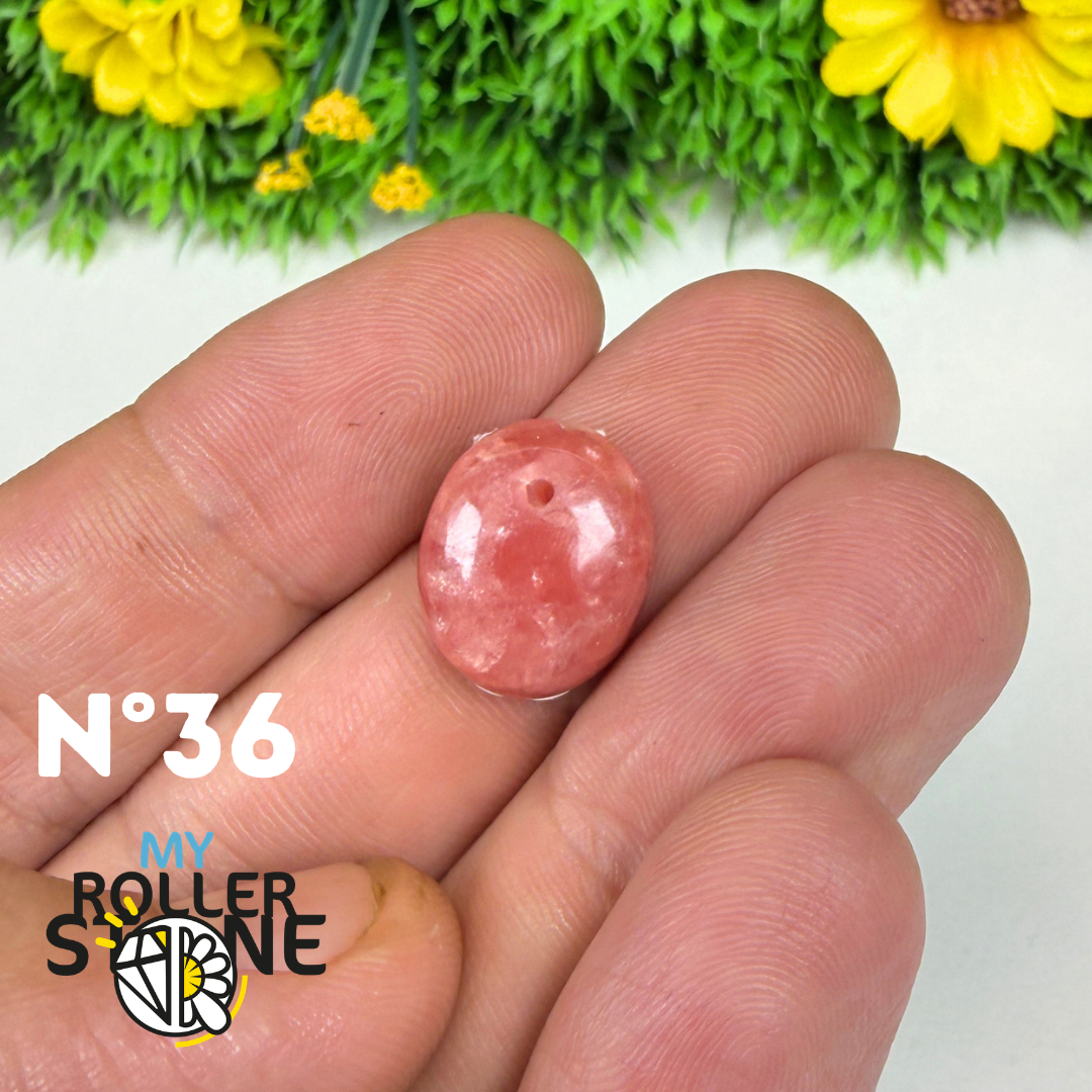 Pendentif percé Rhodochrosite Qualité gemme