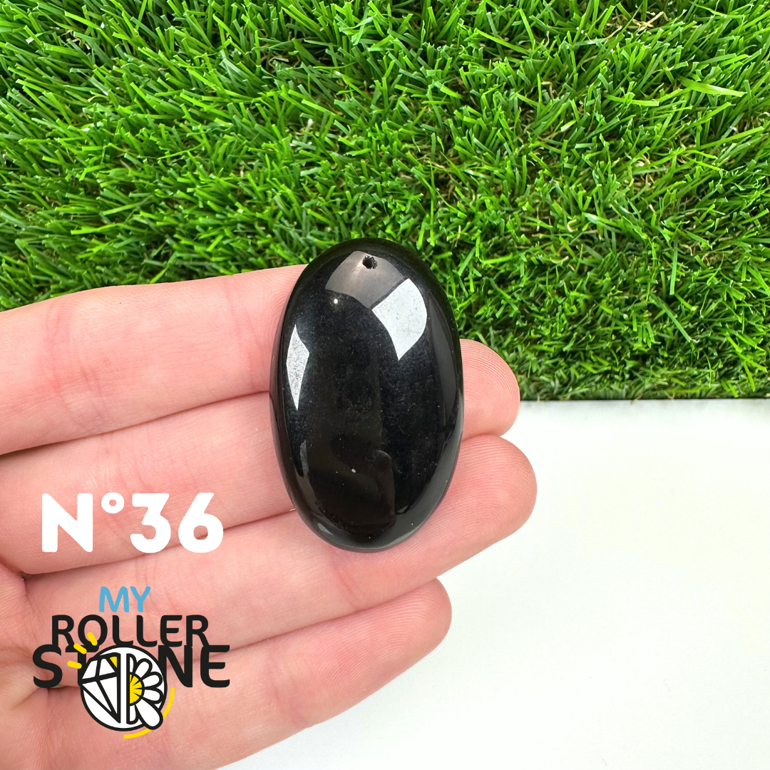 Pendentif Percé Tourmaline Noire