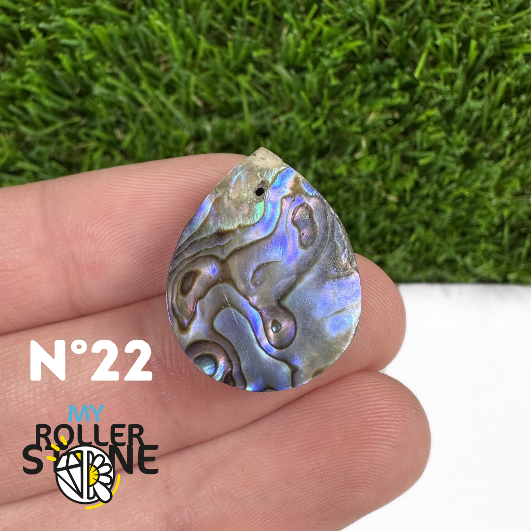 Pendentif en Abalone Forme Libre 5A