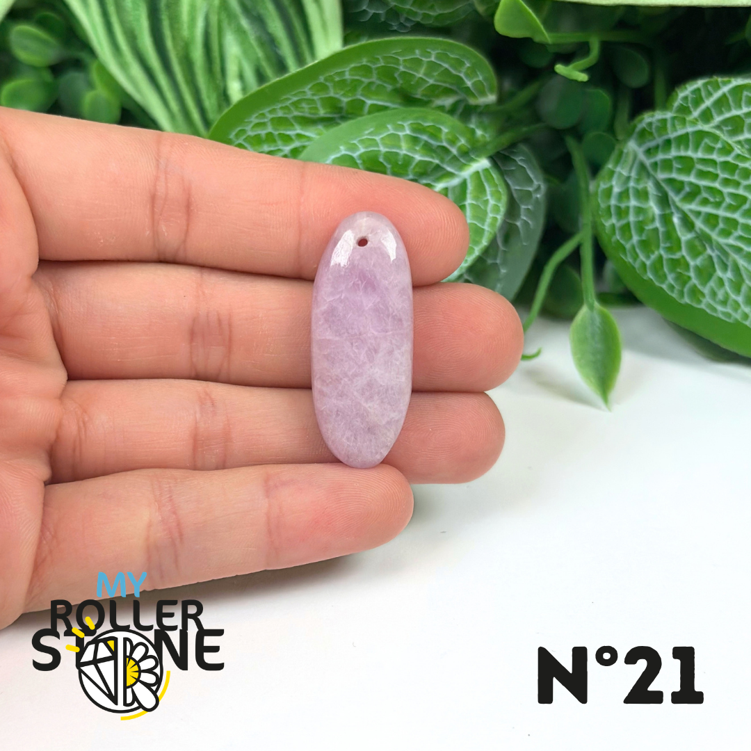 Pendentif Kunzite 5A percé