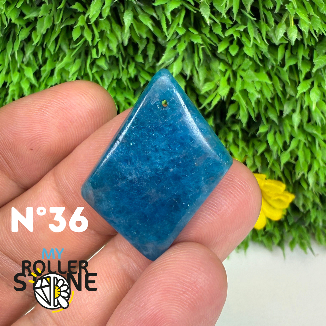 Pendentif Apatite bleue 3A