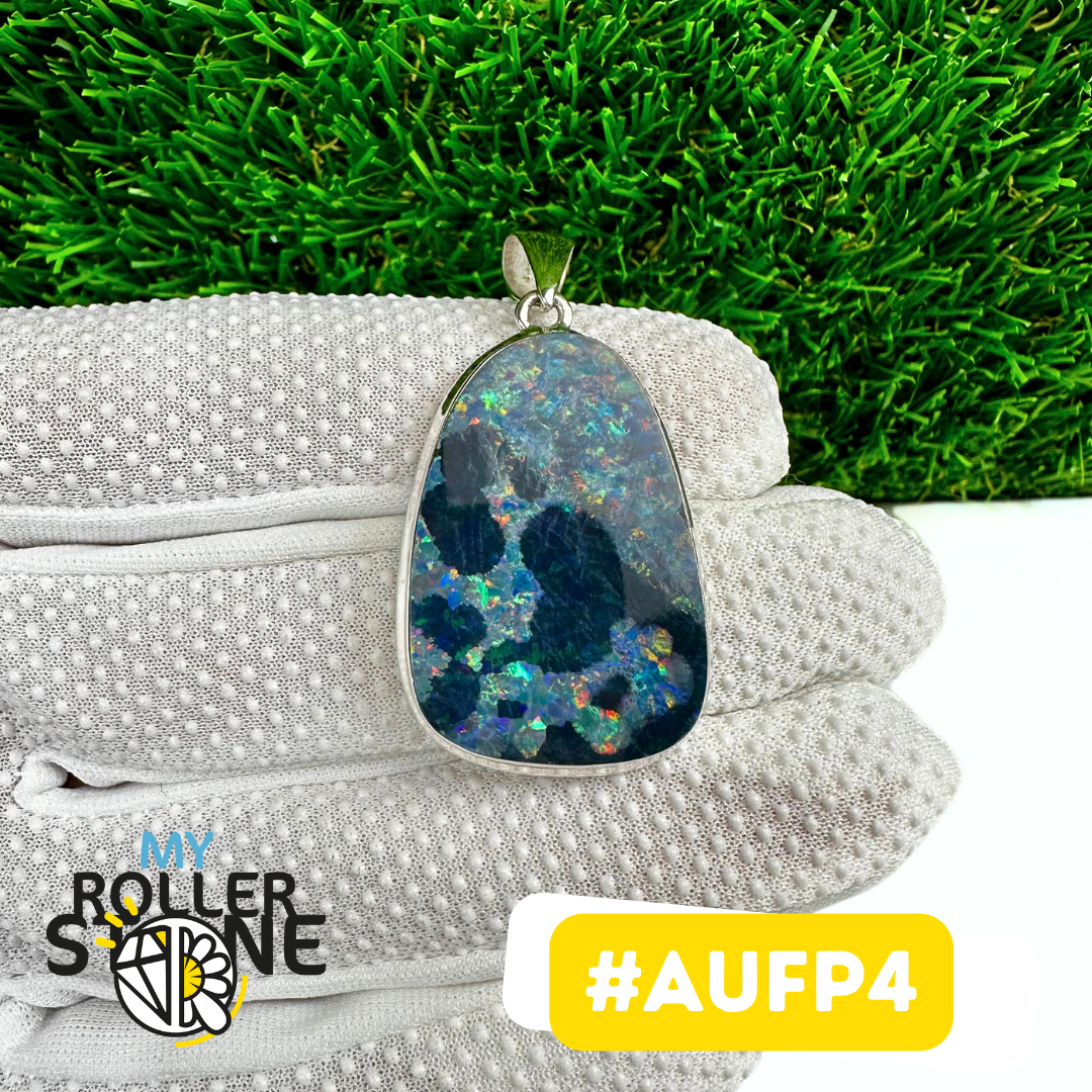 Pendentif Opale Australienne Argent 925 (AUFP4)