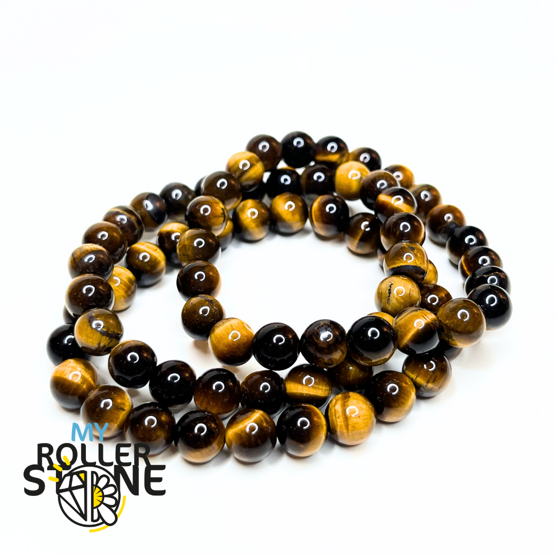 Bracelet Oeil de Tigre Jaune 3A