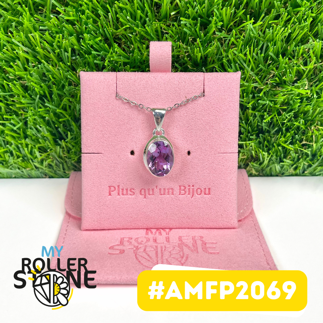Pendentif Argent 925 Améthyste Facettée #AMFP2069
