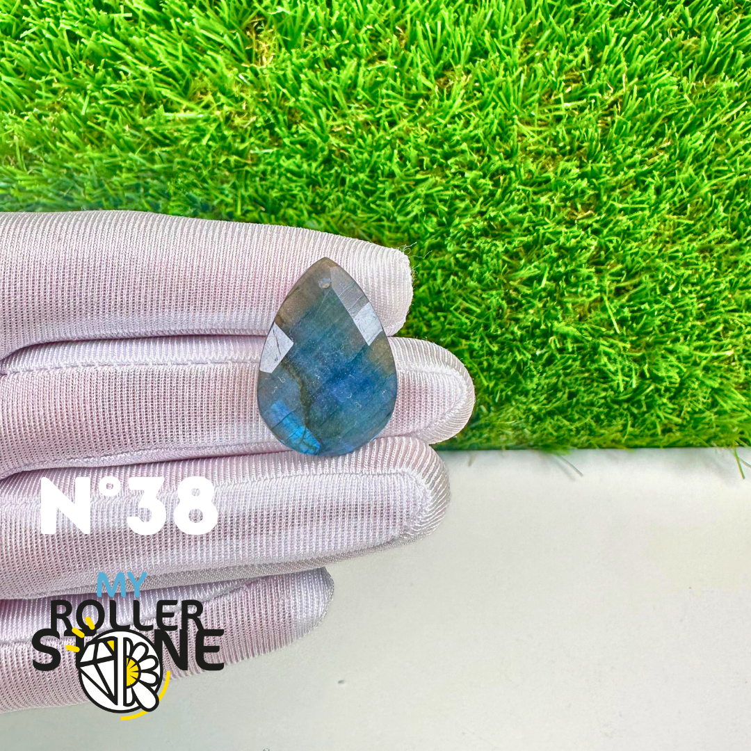 Pendentifs Labradorite blue fire Facettée 5A