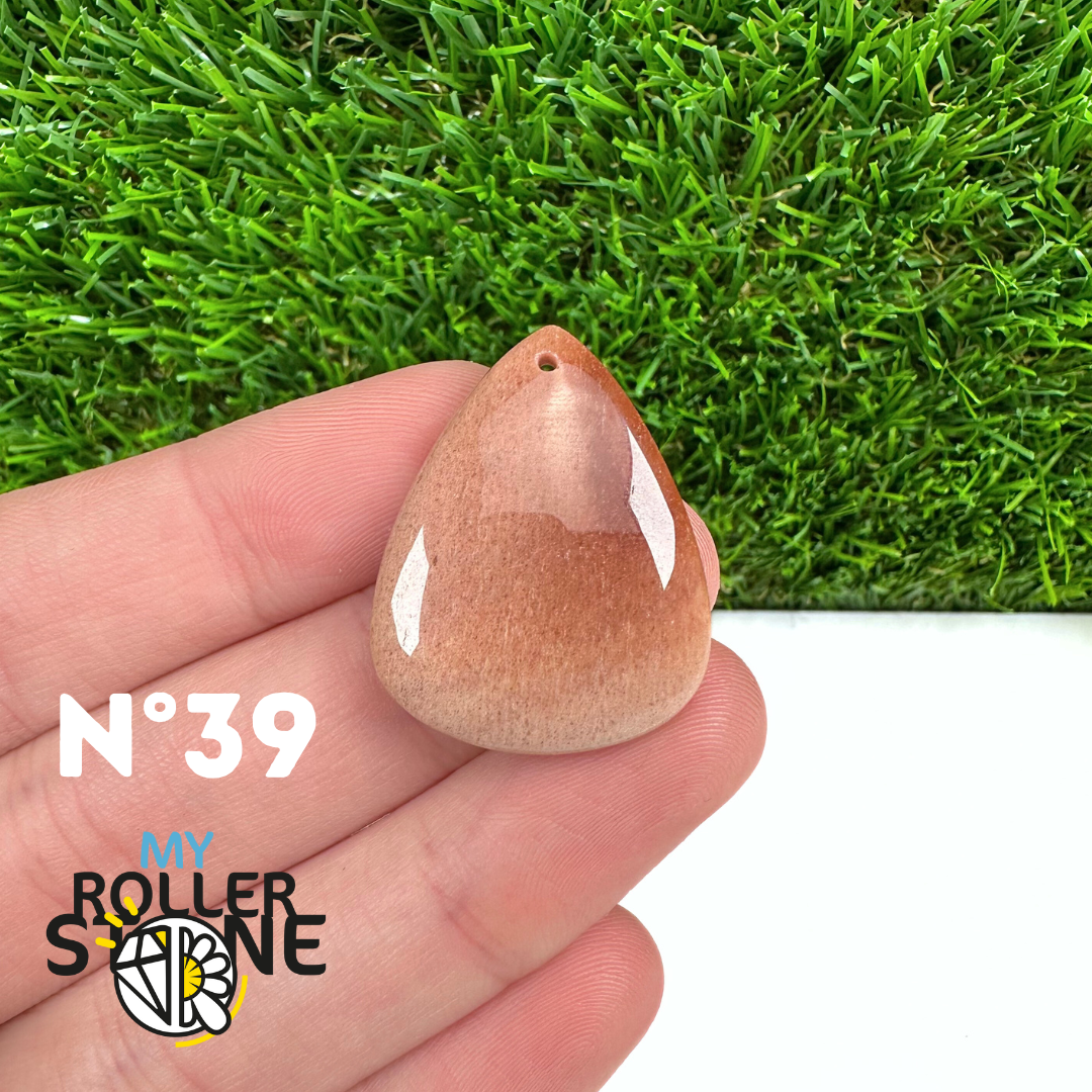 Pendentif Percé Amazonite Pêche