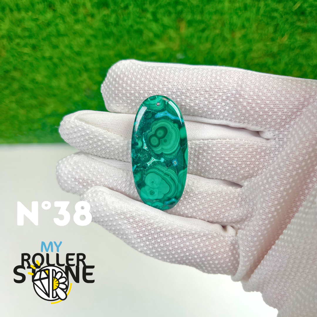 Pendentif Malachite 5A percé