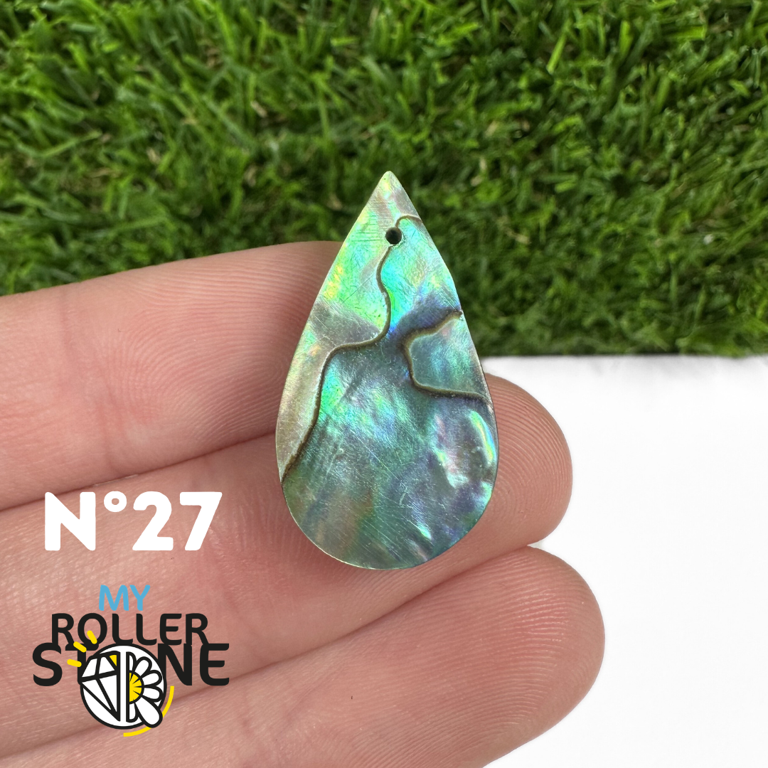 Pendentif en Abalone Forme Libre 5A