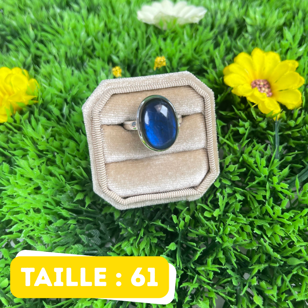 Bague Labradorite Bluefire #338