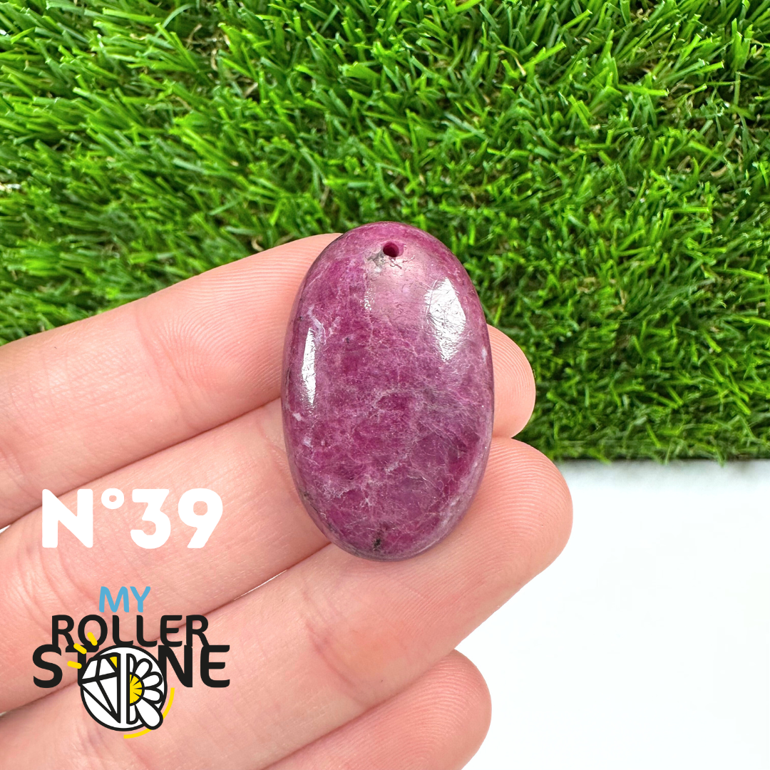 Pendentif Percé Rubis 3A