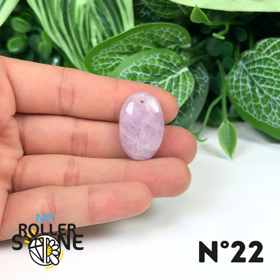 Pendentif Kunzite 5A percé