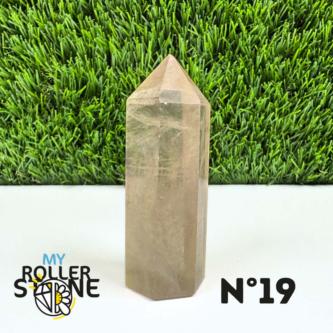 Pointes Pierre Fluorite Arc-en-Ciel Pastel