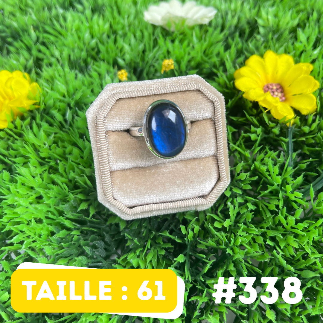 Bague Labradorite Bluefire #338