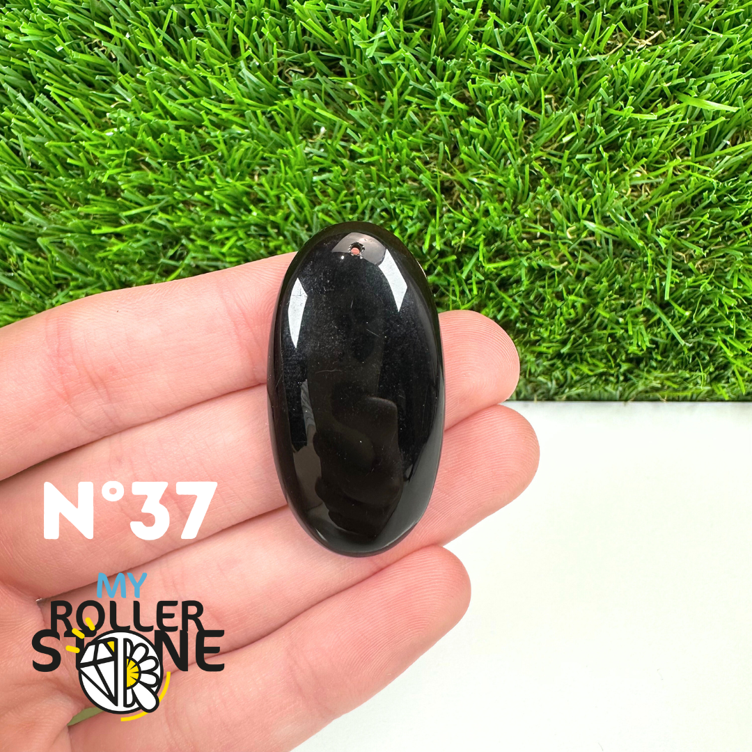 Pendentif Percé Tourmaline Noire