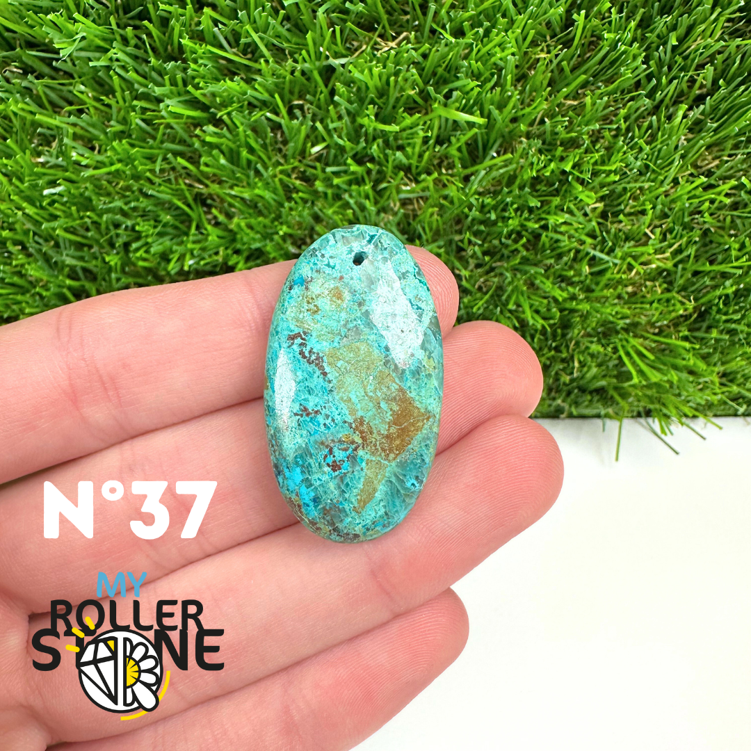 Pendentif Percé Shattuckite 5A