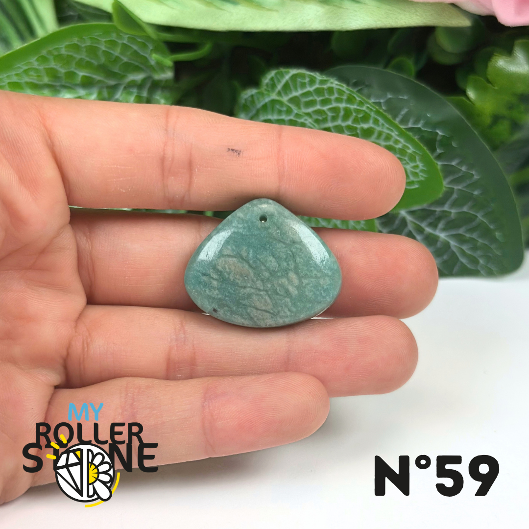 Pendentif Amazonite Brésil 5A