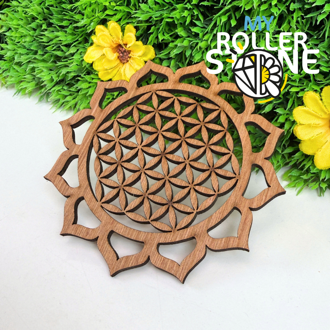 Fleur de Vie en bois d'okoumé