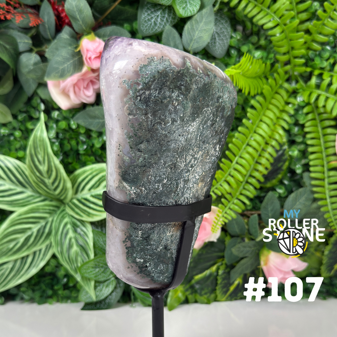 Géode Améthyste sur support #107