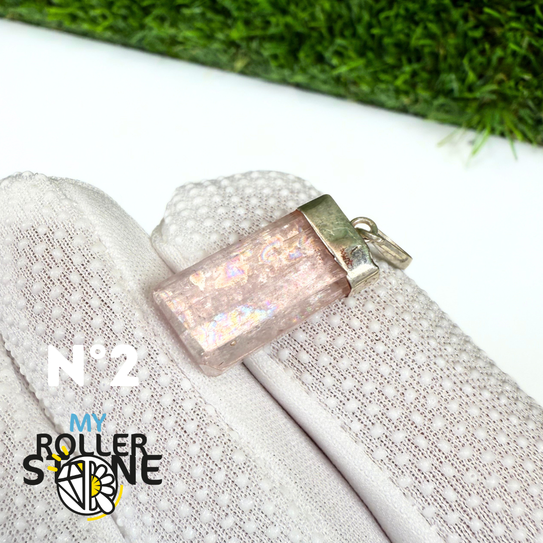 Pendentif Kunzite et Argent