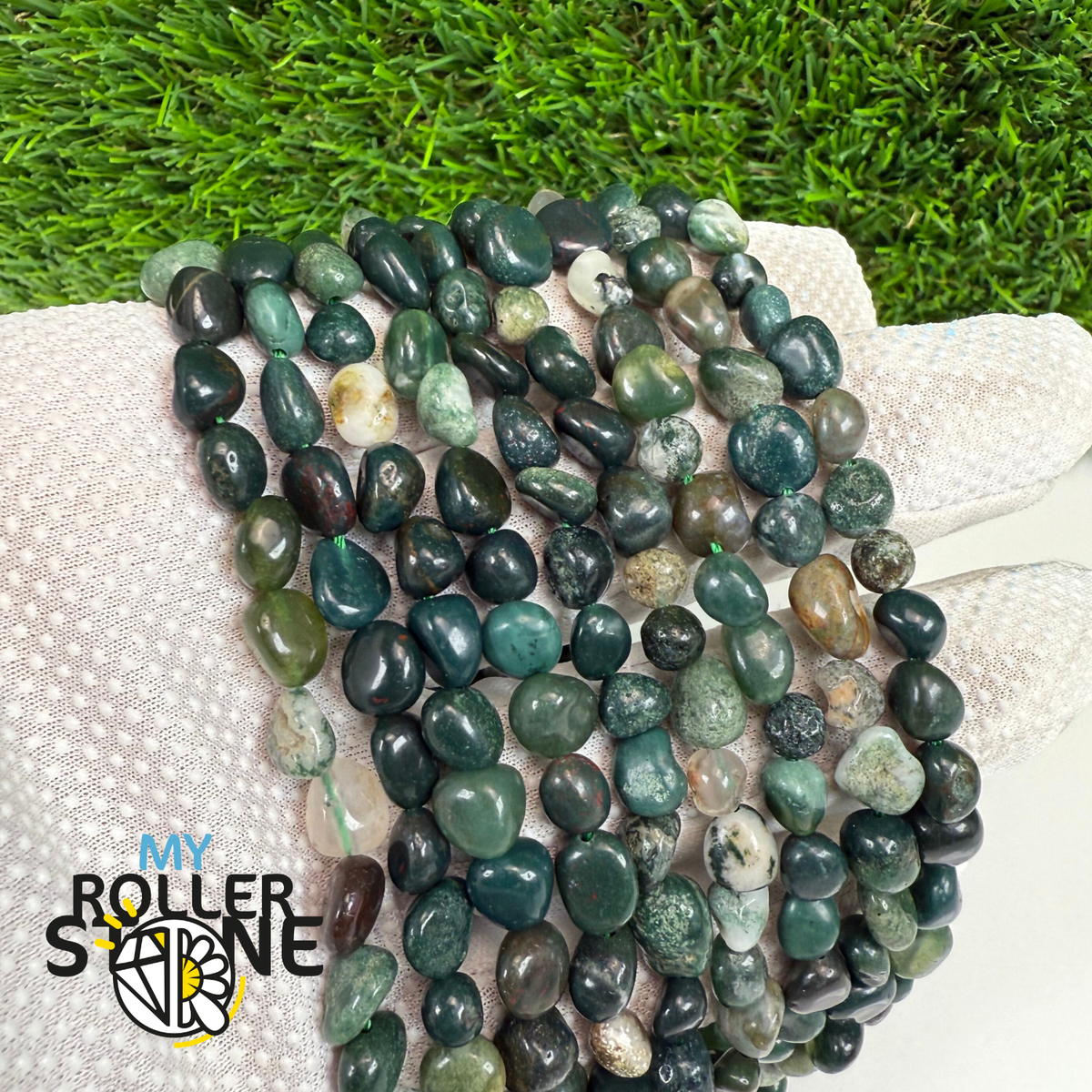 Perle baroque Agate mousse